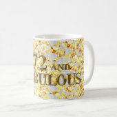 72歳の誕生日 コーヒーマグカップ (正面右)