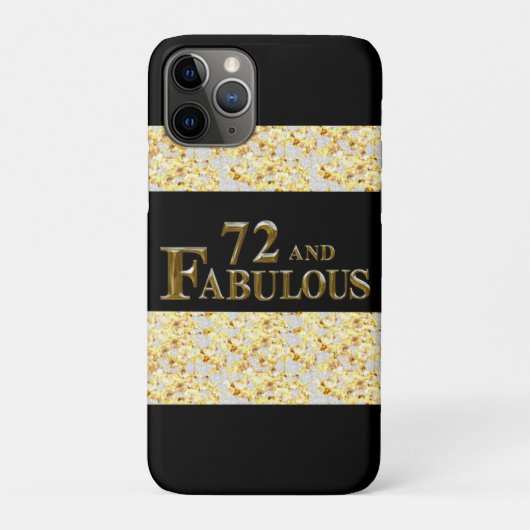 72歳の誕生日 Case-Mate iPhoneケース (裏)