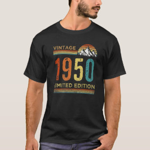 72歳ヴィンテージ1950 72誕生日 Tシャツ