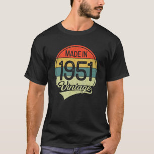 72歳ヴィンテージ1951年1951年72誕生製 Tシャツ