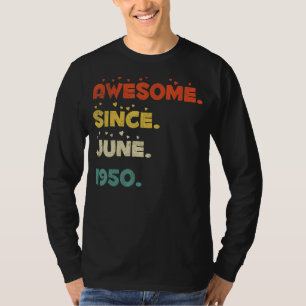 72歳1950年6月1日 Tシャツ