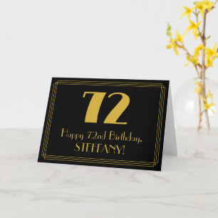 72番目の誕生日:インスパイアアールデコ検索"72" +名前 カード