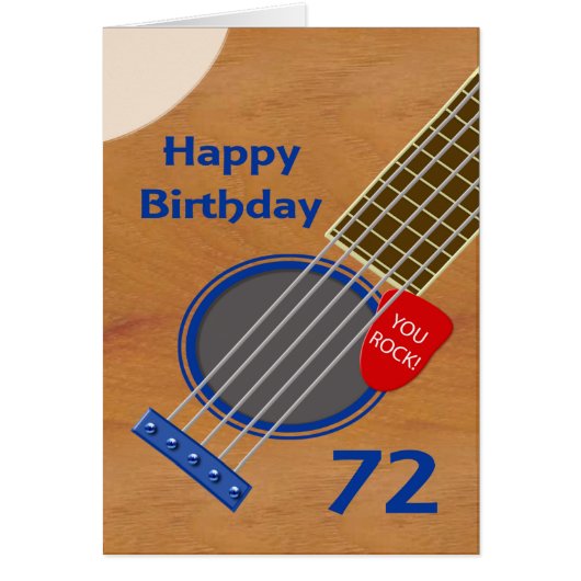 72誕生日ギタープレーヤー誕生日 (正面)