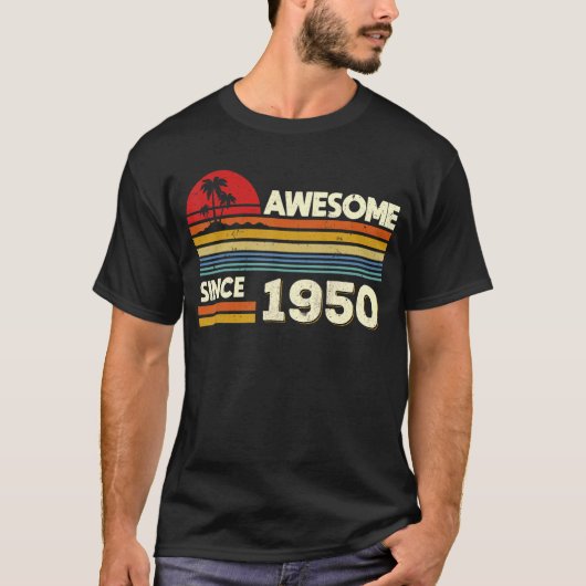 72誕生日1950素晴らし年72歳のバレ以来 Tシャツ (正面)