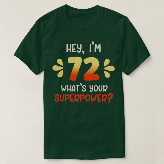 72誕生日2 Tシャツ (デザイン正面)