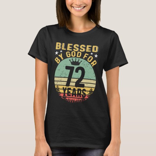 72賛美Biである72年間の神の素晴らし言葉 Tシャツ (正面)