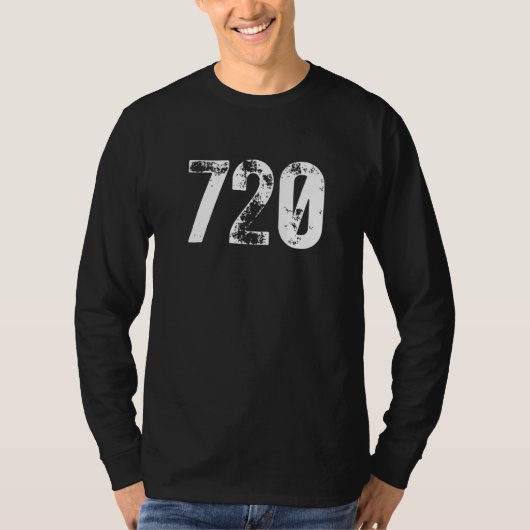 720 エリアコード デンバー CO モバイル電話 エリアコード Tシャツ (正面)