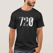 720 Area Code Denver CO Mobile Telephone Area Code Tシャツ (正面)
