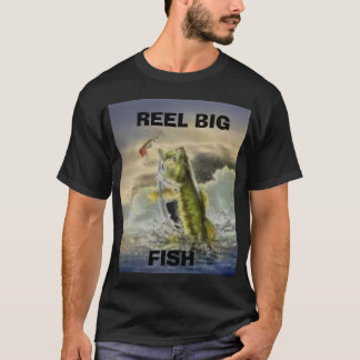 721426704は、の魚大きい巻き取ります Tシャツ