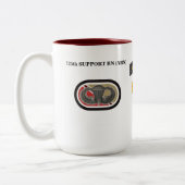 725thサポート大隊のマグ ツートーンマグカップ (左)