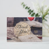 7263-軍隊結婚の サンキューカード (スタンド正面)