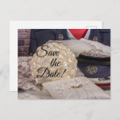 7263-軍隊結婚の ポストカード (正面/裏面)