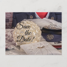 7263-軍隊結婚の ポストカード