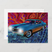 72 Chevy Chevelleポストカード ポストカード (正面/裏面)