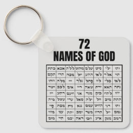 72 Names of God キーホルダー