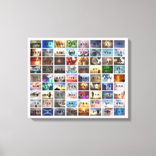 72 Names of God Canvas Print キャンバスプリント (正面)