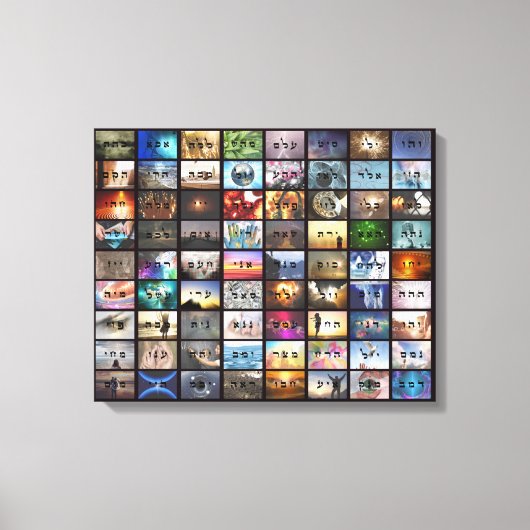 72 Names of God Canvas Print キャンバスプリント (正面)