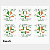 72marketingアイルランドのイタリアンなステッカー スクエアシール (シート)