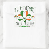 72marketingアイルランドのイタリアンなステッカー スクエアシール (バッグ)