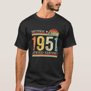 72th B Dayギフトヴィンテージ1951限定版72 Tシャツ