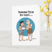 73おもしろい誕生日 カード (黄色い花)