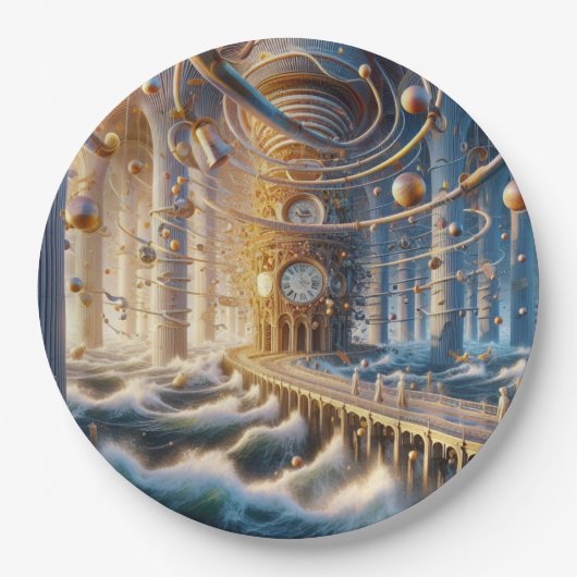 '73の残響:クロノス・オーシャンの迷宮 ペーパープレート (正面)