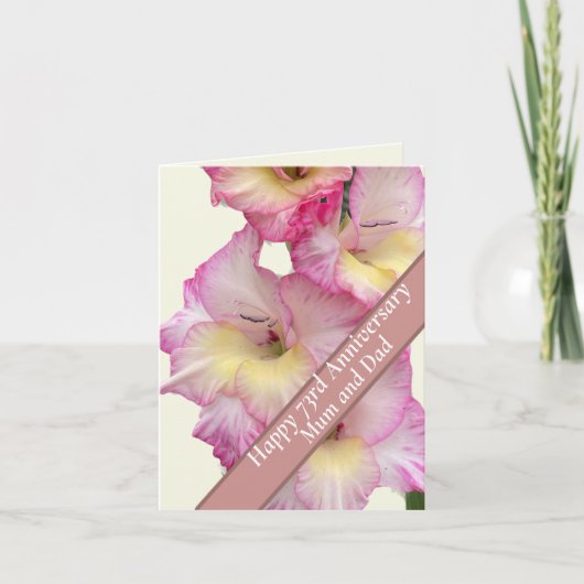 73周年を編集可能 カード (正面)