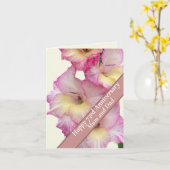 73周年を編集可能 カード (黄色い花)