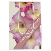 73周年を編集可能 ミディアムペーパーバッグ (裏面)