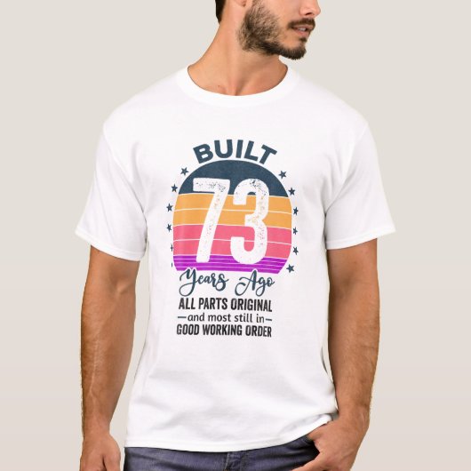 73年前に構築されたすべてのパーツオリジナルヴィンテージ1949 Tシャツ (正面)