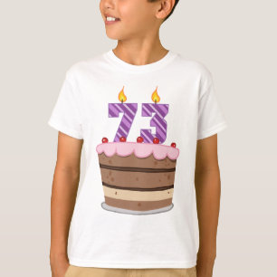 73歳のお誕生日ケーキ Tシャツ