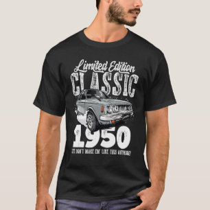73歳の誕生日クラシックヴィンテージ車1950 B-day 73 ye Tシャツ