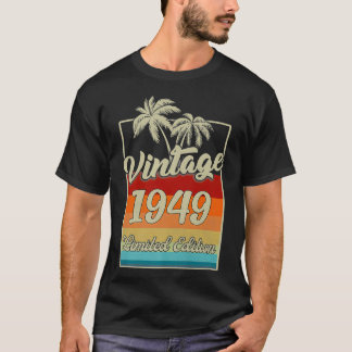73歳の誕生日プレゼント ヴィンテージ 1949 1949年の最高の贈り物 73歳の誕生日 Tシャツ