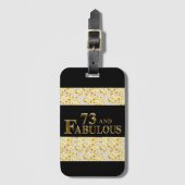 73歳の誕生日 ラゲッジタグ (正面縦)