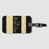 73歳の誕生日 ラゲッジタグ (正面横)