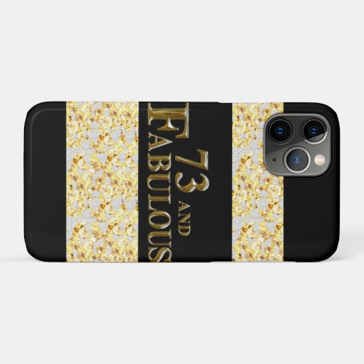 73歳の誕生日 Case-Mate iPhoneケース (裏面(横))