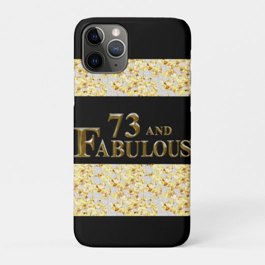 73歳の誕生日 Case-Mate iPhoneケース (裏)