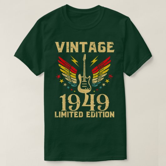 73歳誕生日ギターギタリスト73位 Tシャツ (デザイン正面)