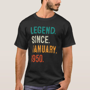 73歳1月19日から73誕生日伝説 Tシャツ