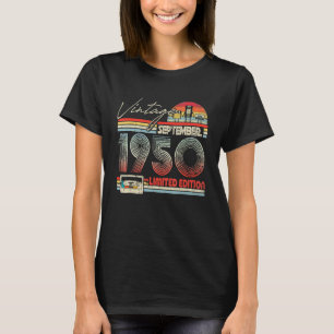 73番目の誕生日1950年9月ヴィンテージカセット Tシャツ