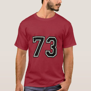 73番 バーシティ スポーツジャージ   73歳の誕生日 Tシャツ