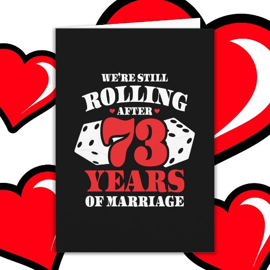73結婚した年転が73おもしろい周年 カード