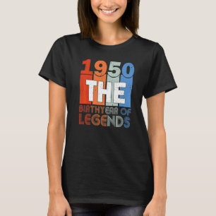 73誕生日1950レジェンドの女の誕生年 Tシャツ