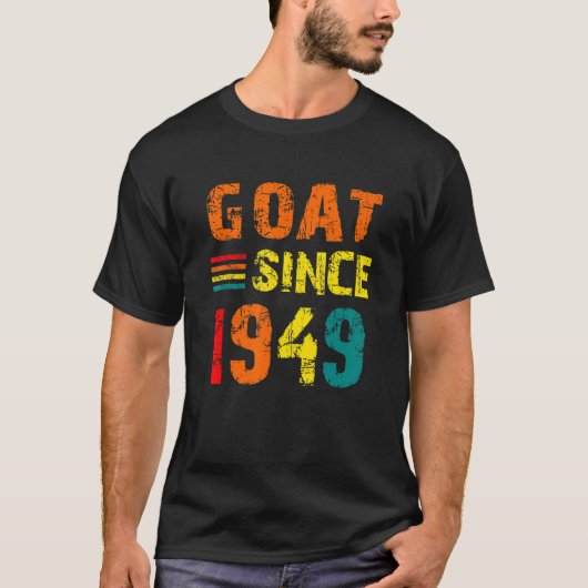 73誕生日73歳ヤギ1949年以降 Tシャツ (正面)