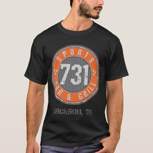 731のスポーツのバー兼グリルのワイシャツ Tシャツ (正面)