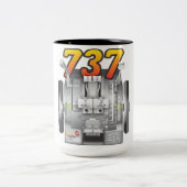 737マグカップ15oz ツートーンマグカップ (中央)