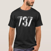 737 Area Code Austin TX Mobile Telephone Area Code Tシャツ (正面)