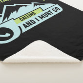 73.ハイキング山々が呼び出している私は行かなければならない シェルパブランケット (3/4)