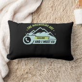 73.ハイキング山々が呼び出している私は行かなければならない ランバークッション (ブランケット)