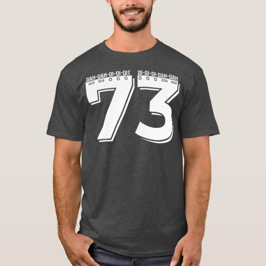 73 ベストリガード モース翻訳 面白い アマチュア Tシャツ (正面)